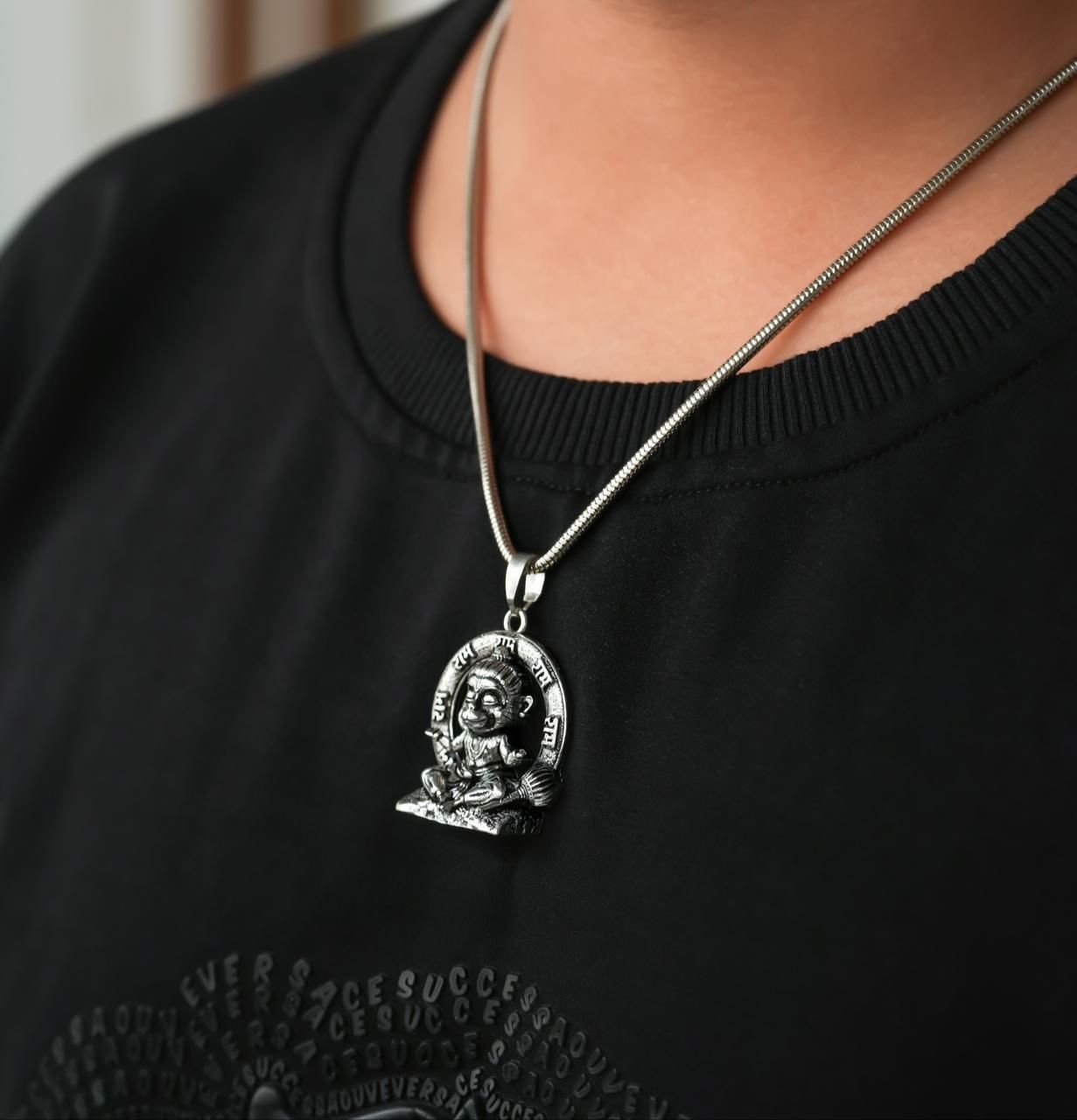 Lord Bal Hanuman Pendant with Chain